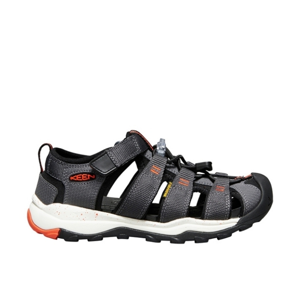 KEEN Newport Neo H2 Magnet Spice Orange Black Youth Kids Size 3 Sandals Shoes